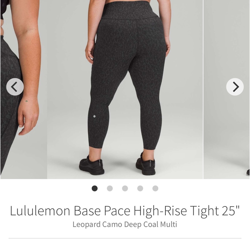 Lululemon leggings bace pace size 10